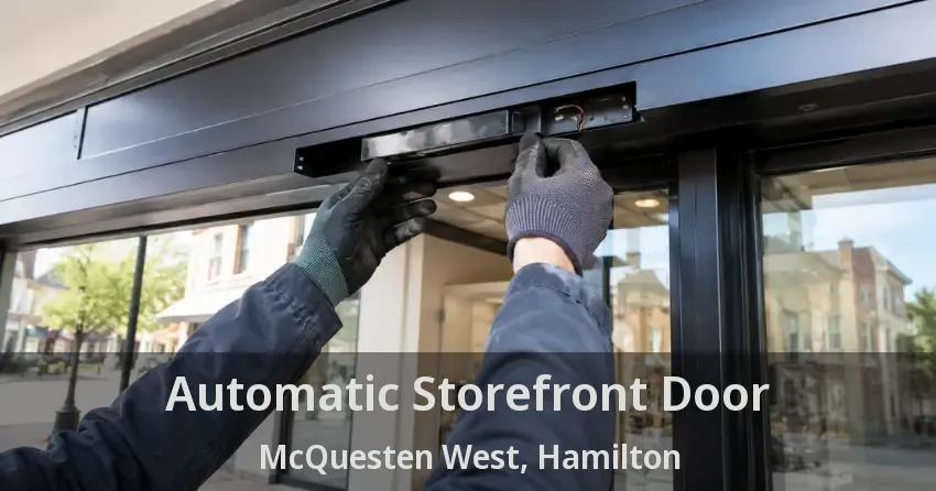 Automatic Storefront Door McQuesten West, Hamilton - ON