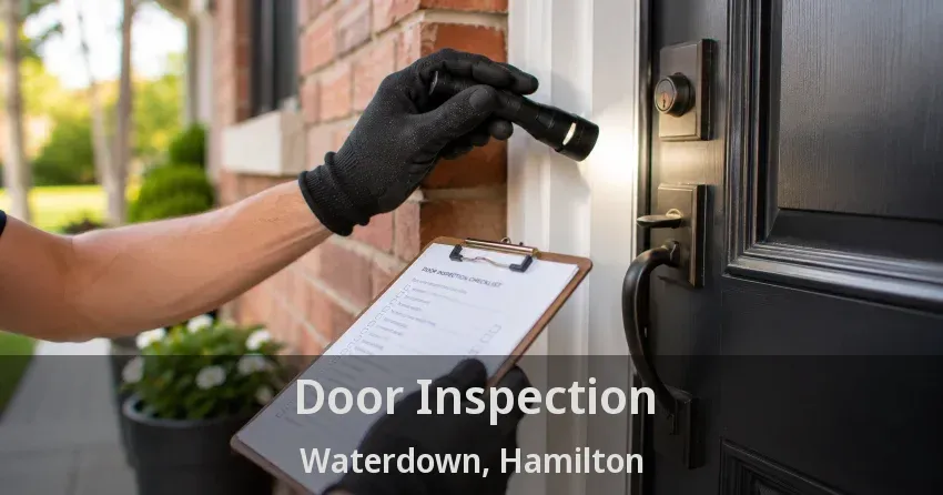 Door Inspection Waterdown, Hamilton - ON