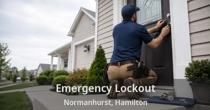 Emergency Lockout Normanhurst, Hamilton - ON