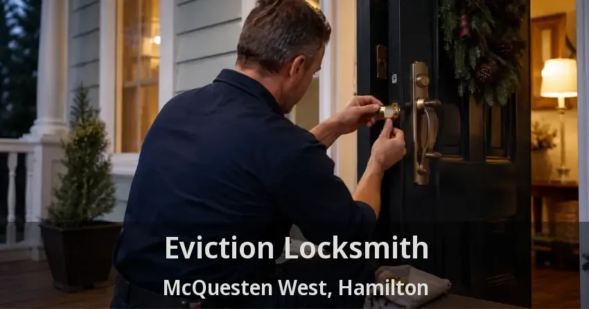 Eviction Locksmith McQuesten West, Hamilton - ON