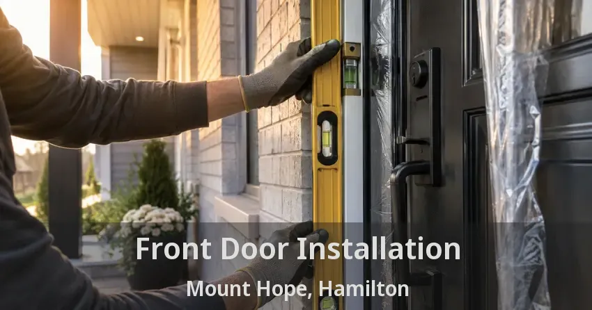 Front Door Installation Mount Hope, Hamilton - ON