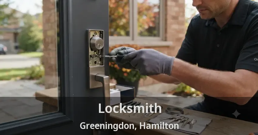 Locksmith Greeningdon, Hamilton - ON