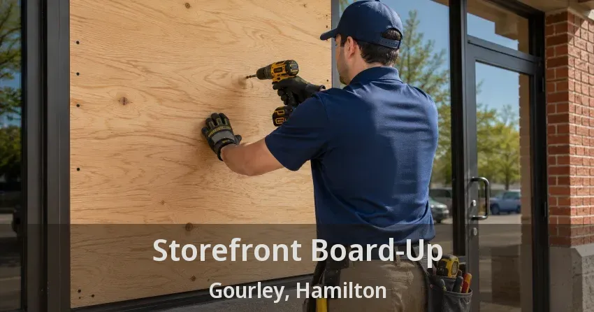 Storefront Board-Up Gourley, Hamilton - ON