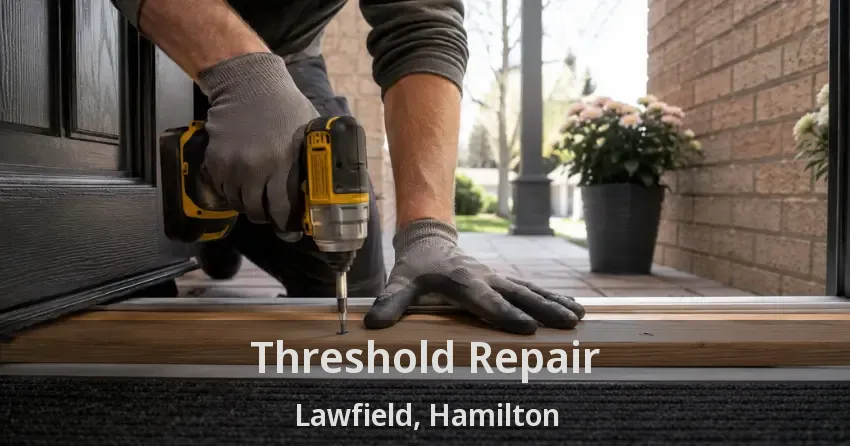 Threshold Repair Lawfield, Hamilton - ON