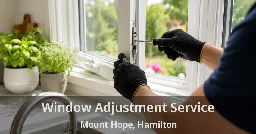 Window Adjustment Service Mount Hope, Hamilton - ON
