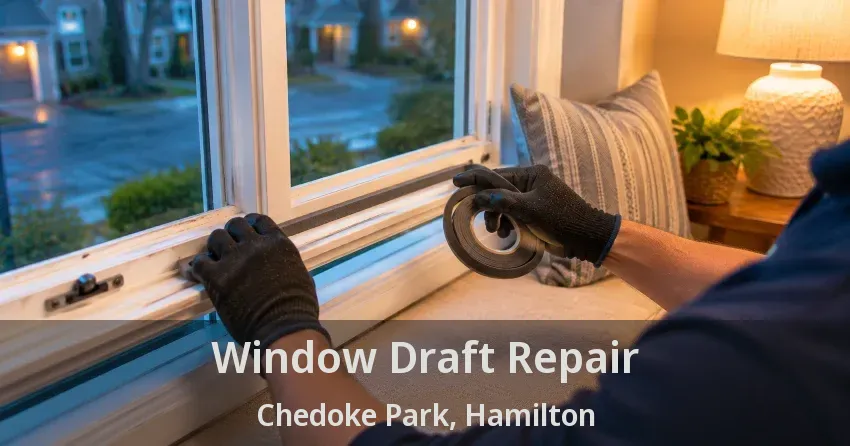 Window Draft Repair Chedoke Park, Hamilton - ON