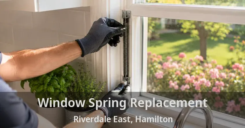 Window Spring Replacement Riverdale East, Hamilton - ON