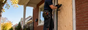 Temporary Door Securing Blakely, Hamilton